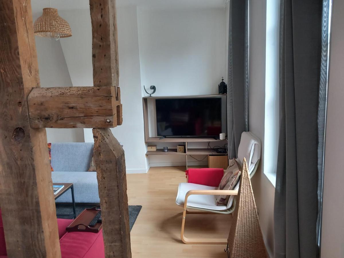 Appartement Le Leon à Honfleur Extérieur photo
