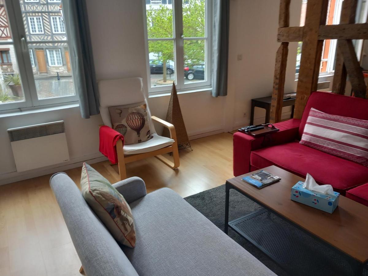 Appartement Le Leon à Honfleur Extérieur photo