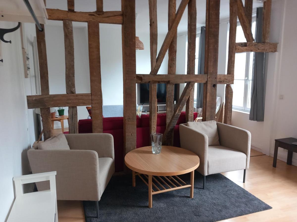 Appartement Le Leon à Honfleur Extérieur photo